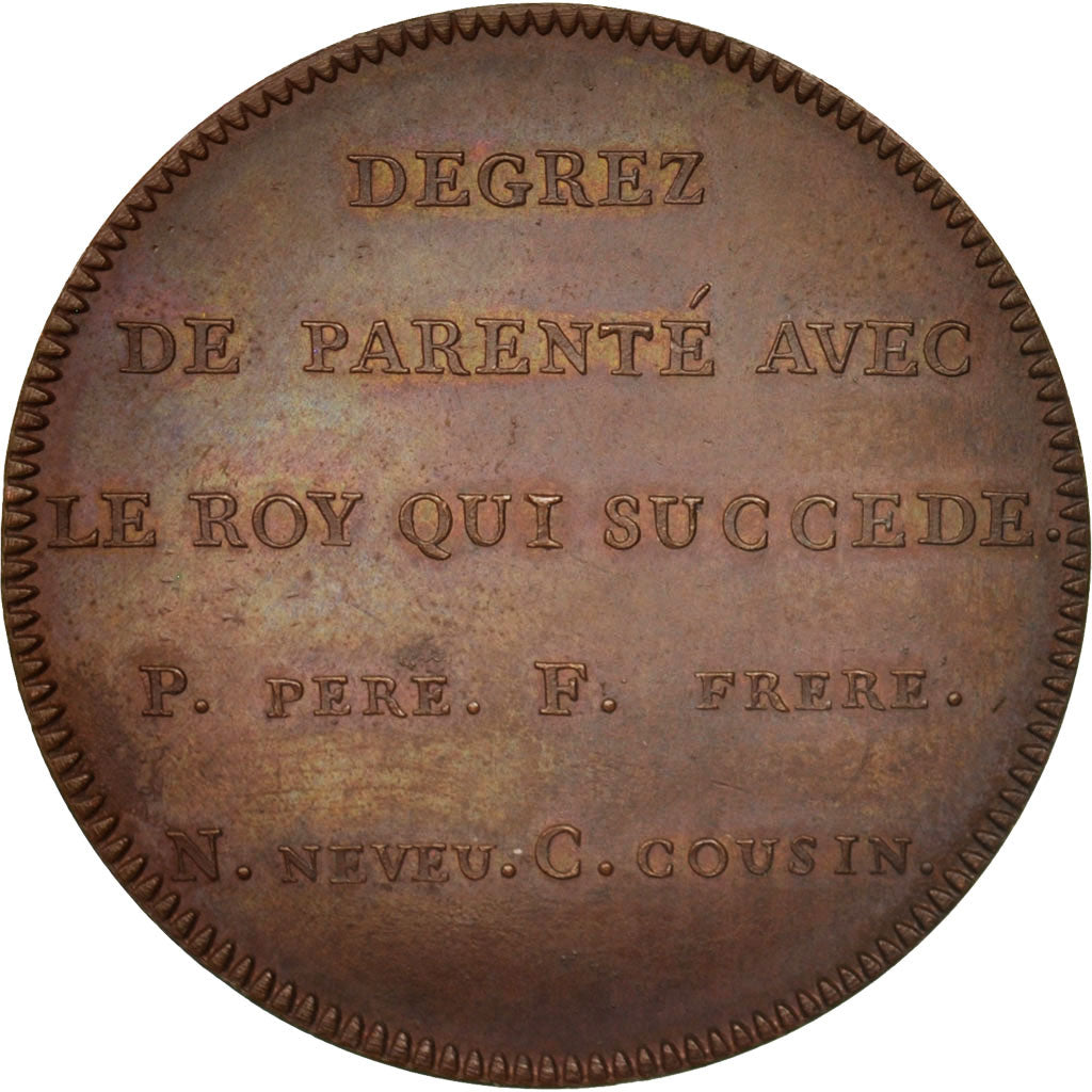Francja, Medal, Explication des marques, Historia, XIXth Century, MS(64), Miedź