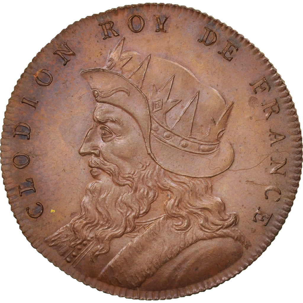 Francja, Medal, Clodion, Historia, XIXth Century, MS(64), Miedź