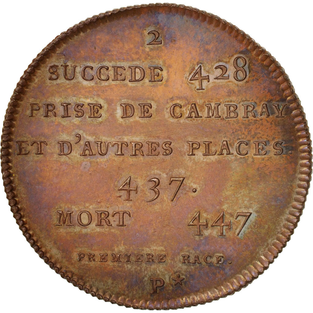 Francja, Medal, Clodion, Historia, XIXth Century, MS(64), Miedź