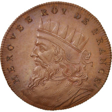France, Medal, Mérovée, History, XIXth Century, MS(64), Copper
