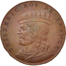 France, Medal, Childéric I, History, XIXth Century, MS(64), Copper