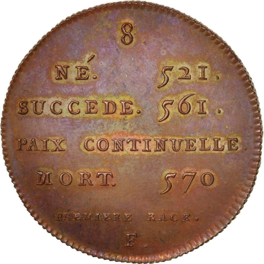 Francja, Medal, Chérébert, Historia, XIXth Century, MS(64), Miedź