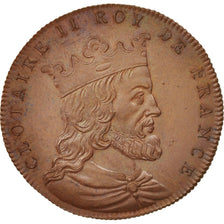 France, Medal, Clotaire II, History, MS(64), Copper