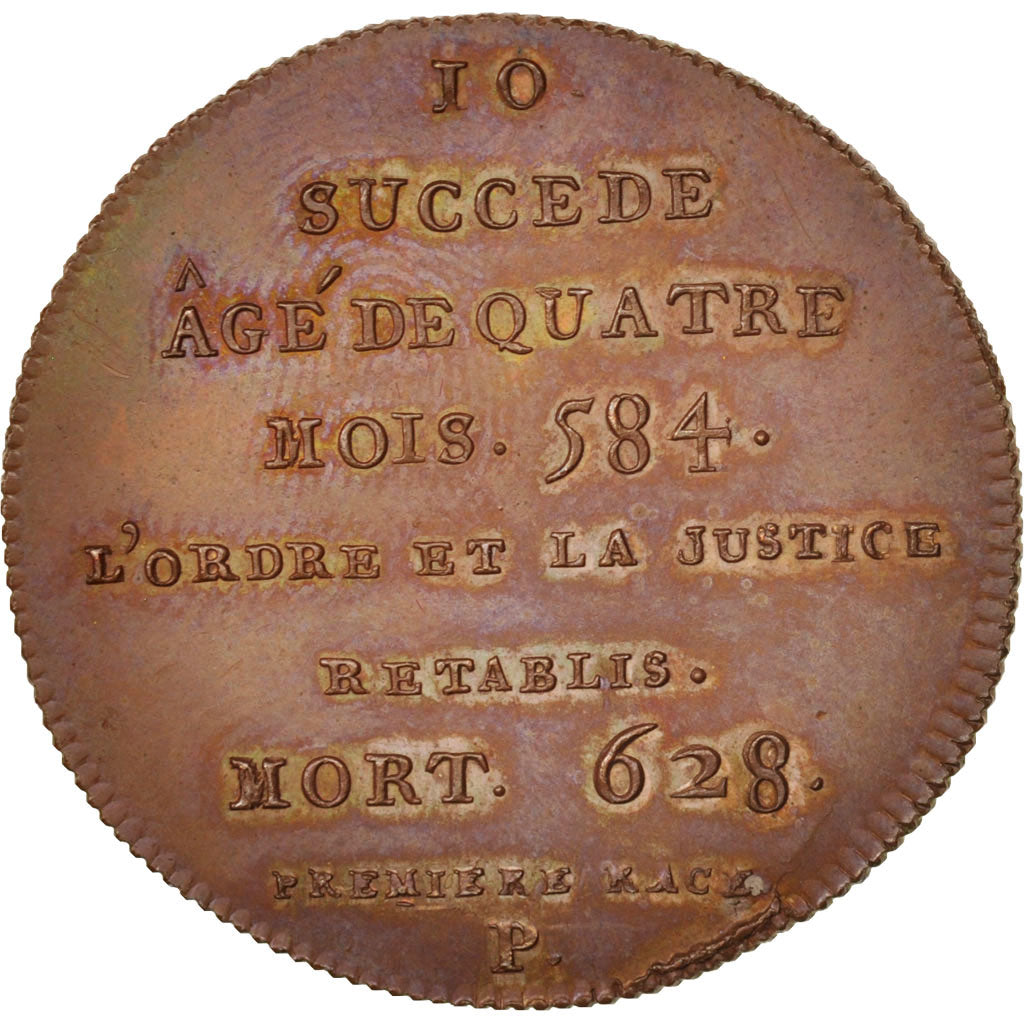 France, Medal, Clotaire II, History, SPL+, Cuivre