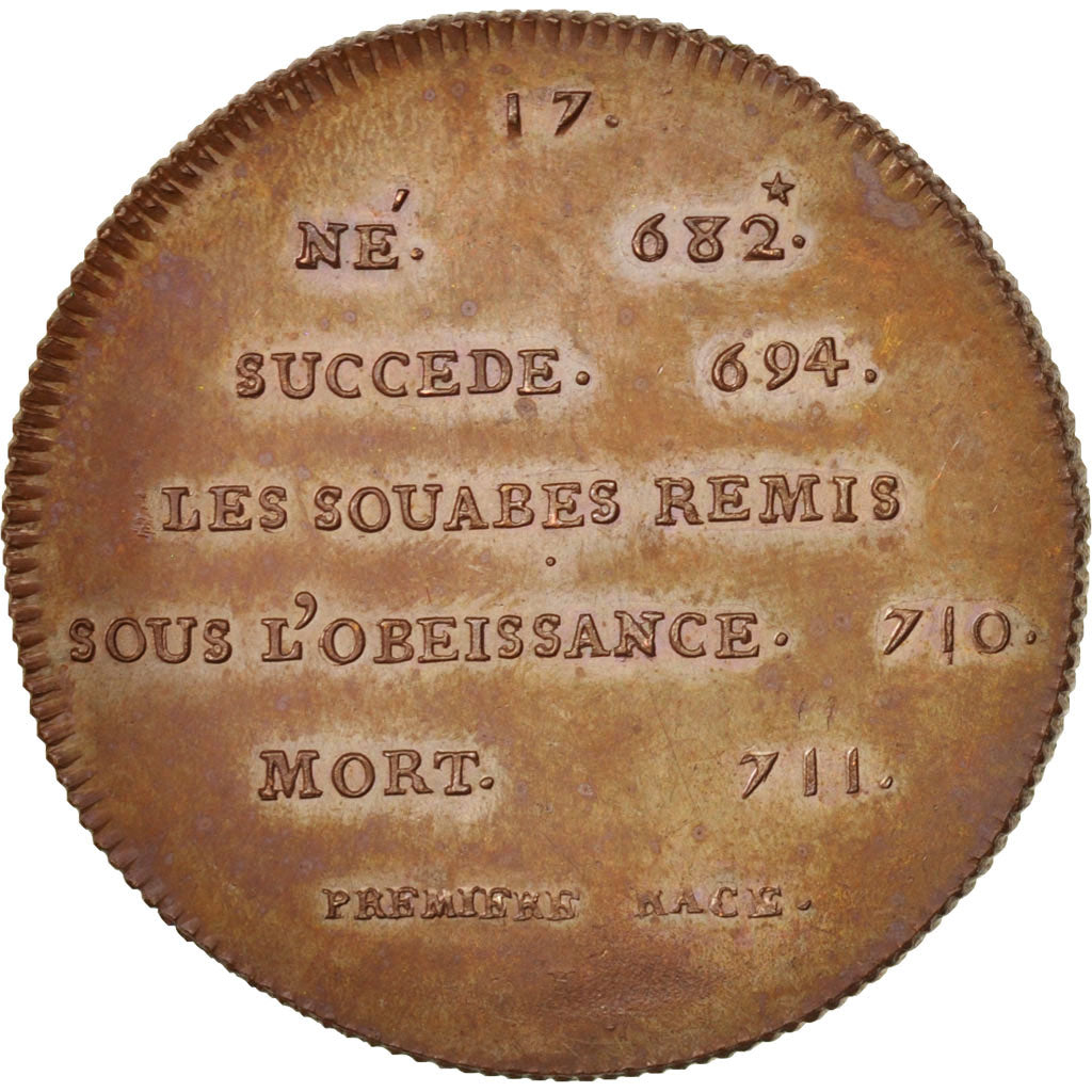 France, Medal, Childebert II, History, XIXth Century, FDC, Cuivre