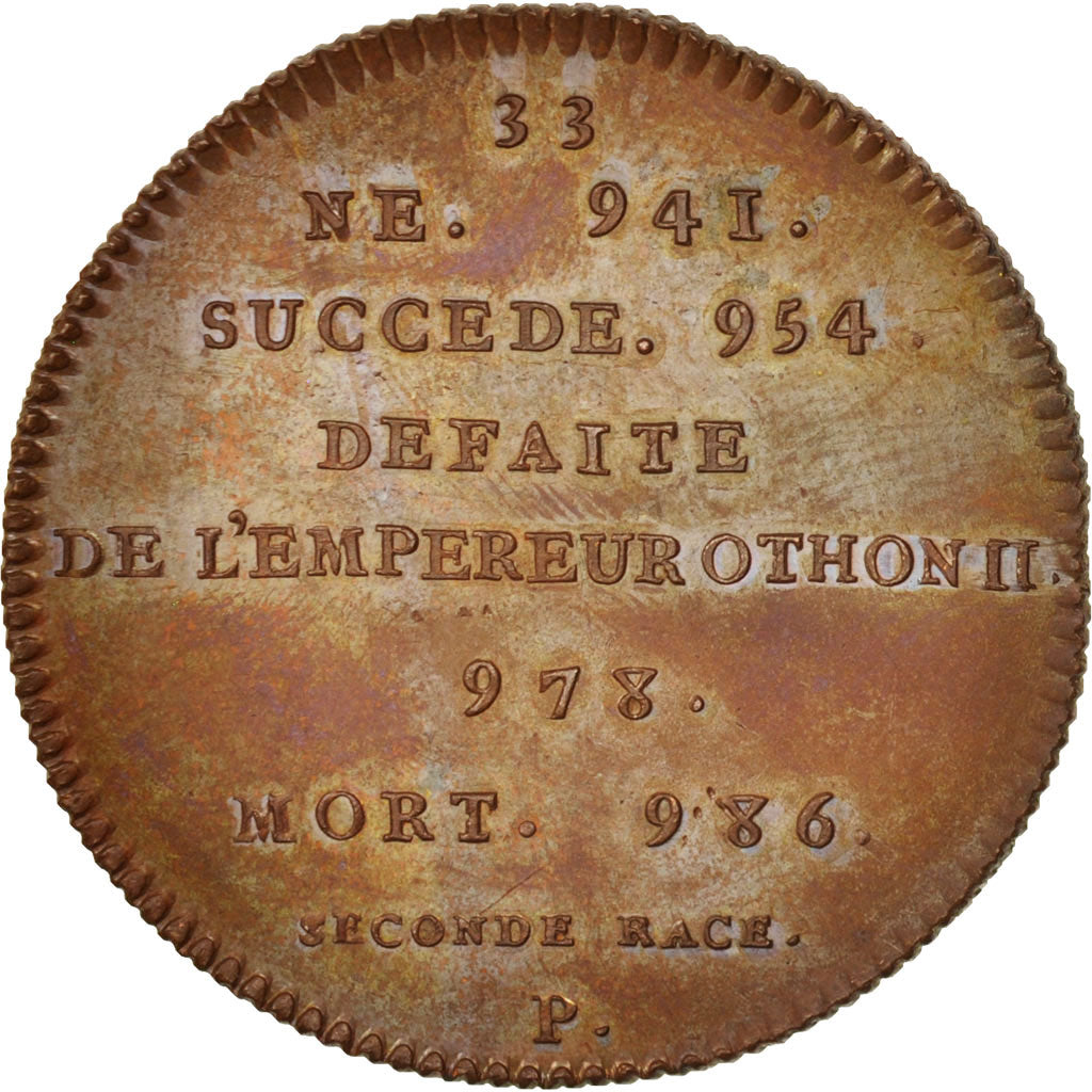 Francia, Medal, Lothaire, History, XIXth Century, FDC, Cobre