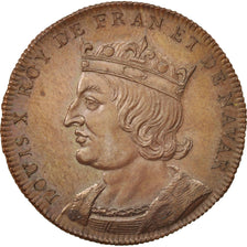 France, Medal, Louis X le Hutin, History, XIXth Century, SPL+, Cuivre