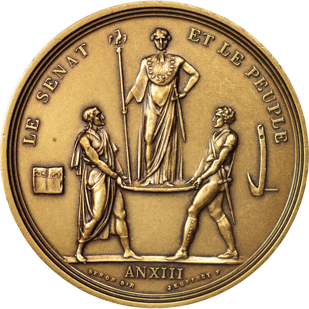 Frankrijk, Medal, Couronnement à Paris, First French Empire, History, 1804