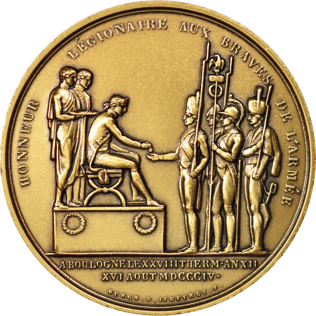 Frankreich, Medal, Distribution des croix, First French Empire, History, 1804
