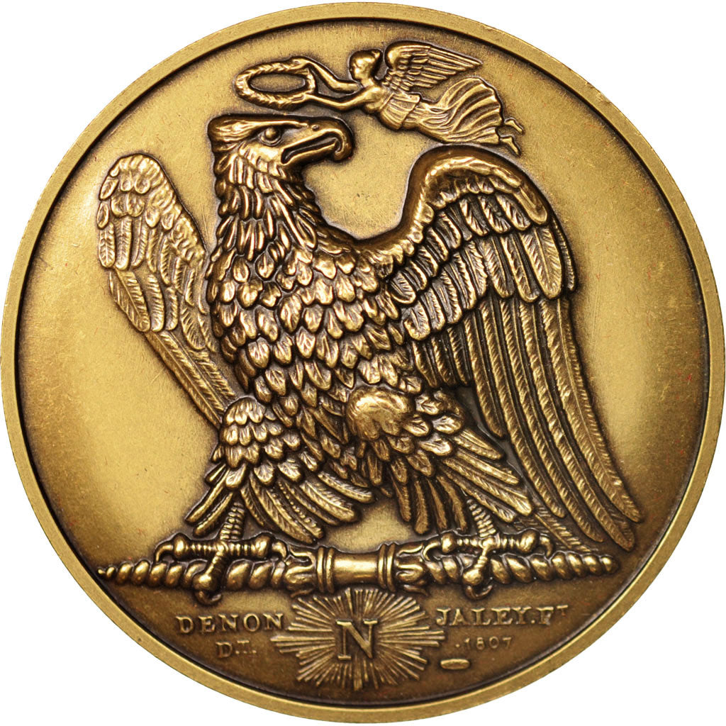 France, Medal, Passage du Rhin, First French Empire, History, MS(65-70), Bronze