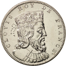France, Medal, Clovis, History, XXth Century, MS(65-70), Nickel, 33