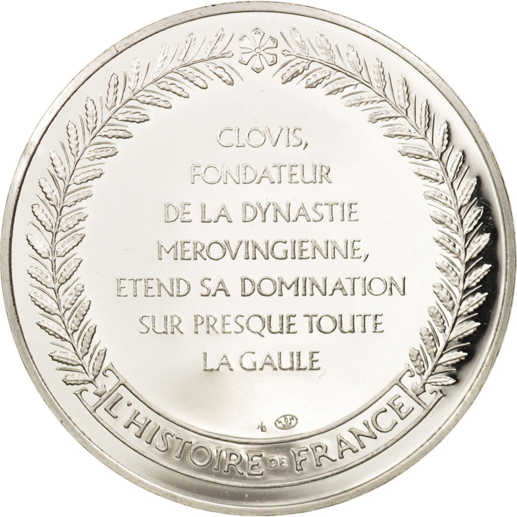 Francia, Medal, L'Histoire de France, Clovis, French Fifth Republic, History