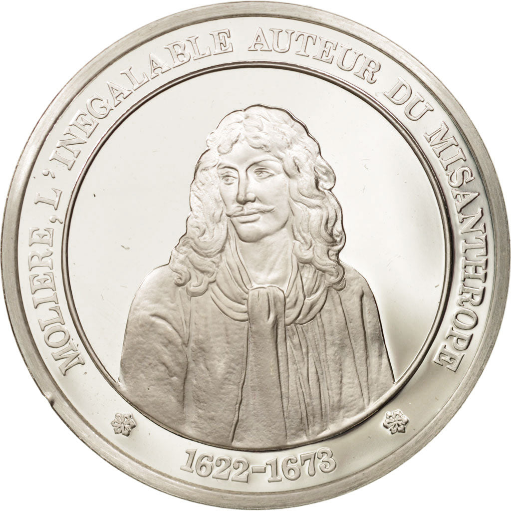 France, Medal, Molière, French Fifth Republic, History, XXth Century, FDC