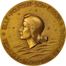 France, Medal, Compagnie Générale Transatlantique, France, French Fifth