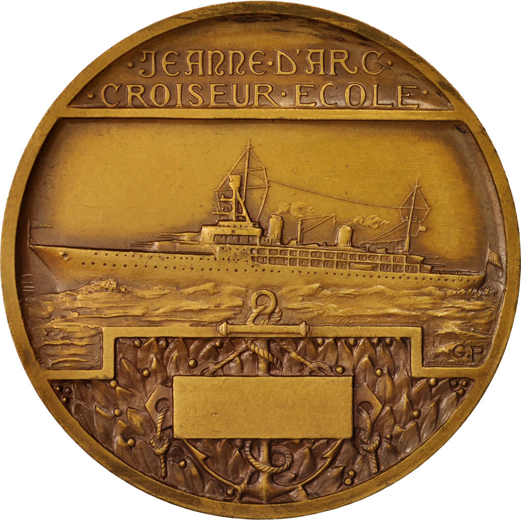 France, Medal, Croiseur-École Jeanne d'Arc, Shipping, XXth Century