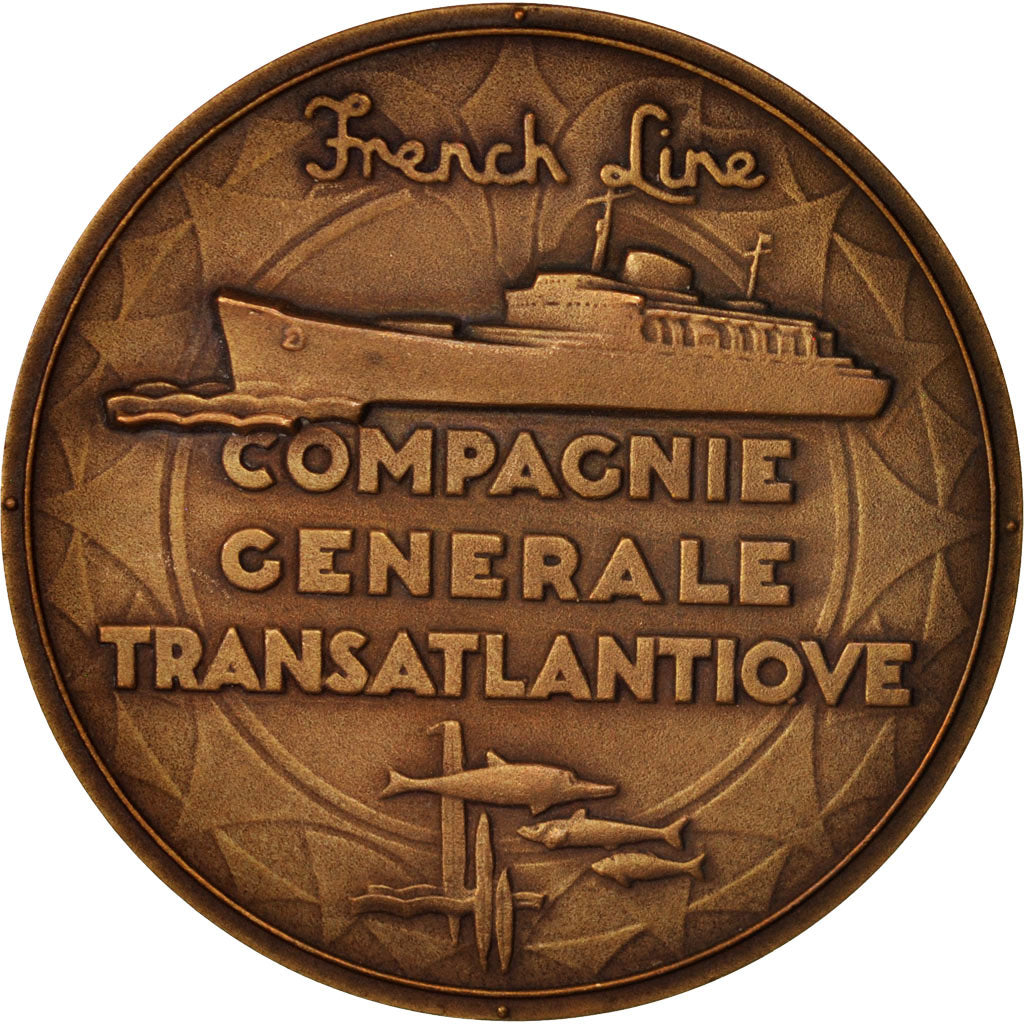 Francia, Medal, Compagnie Générale Transatlantique, Flandre, French Third