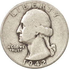 Vereinigte Staaten, Washington Quarter, Quarter, 1942, U.S. Mint, Philadelphia