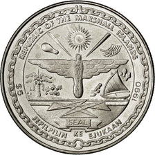 MARSHALL ISLANDS, 5 Dollars, 1990, Medallic Art Co., KM #38, MS(63),...