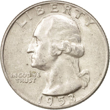 United States, Washington Quarter, Quarter, 1953, U.S. Mint, Denver