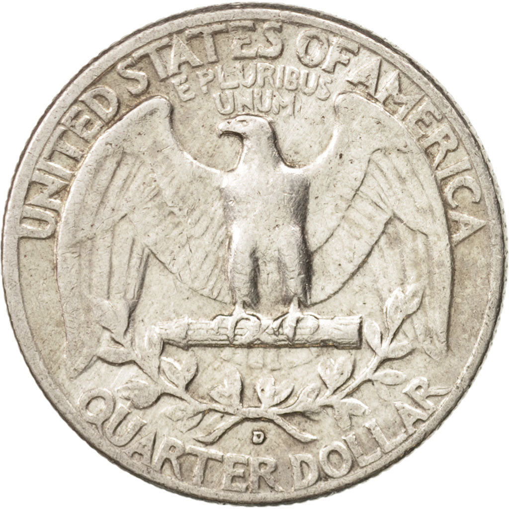 Monnaie, États-Unis, Washington Quarter, Quarter, 1962, U.S. Mint, Denver, TTB