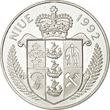 Coin, Niue, Elizabeth II, 5 Dollars, 1992, MS(65-70), Silver, KM:61