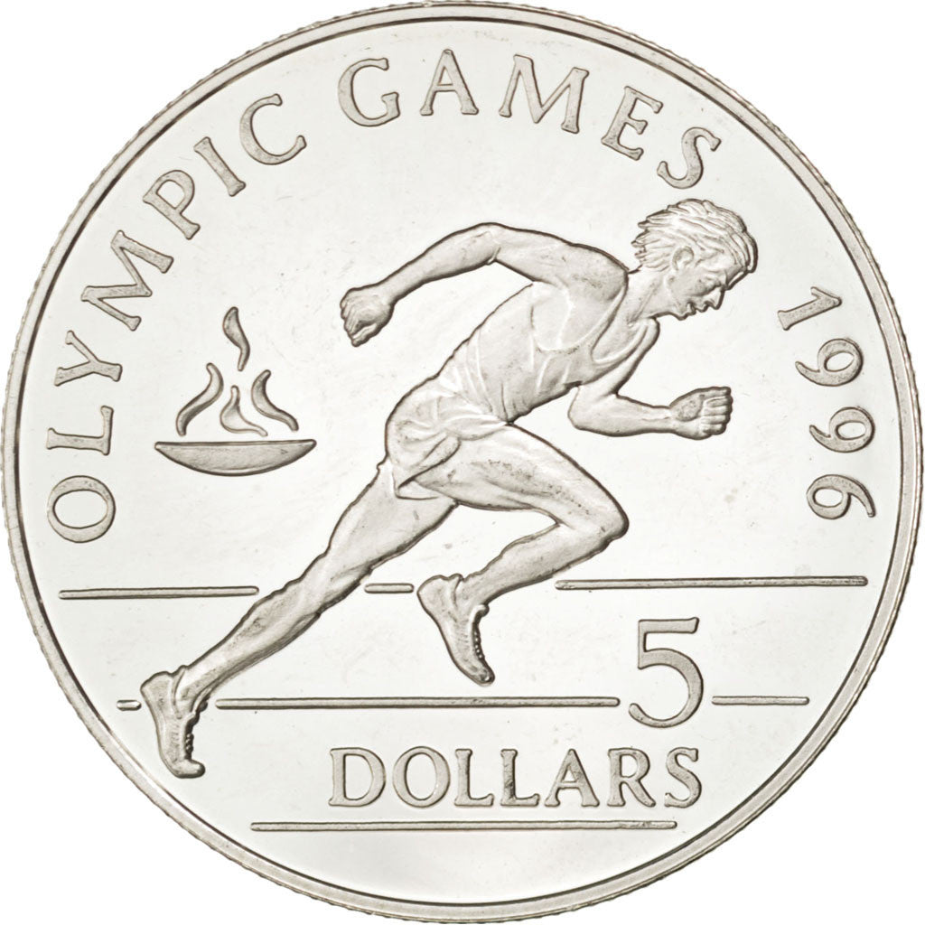 Coin, Niue, Elizabeth II, 5 Dollars, 1992, MS(65-70), Silver, KM:61