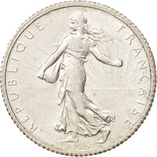 Coin, France, Semeuse, Franc, 1915, Paris, AU(55-58), Silver, KM:844.1