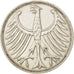 GERMANY - FEDERAL REPUBLIC, 5 Mark, 1966, Stuttgart, KM #112.1, AU(50-53)