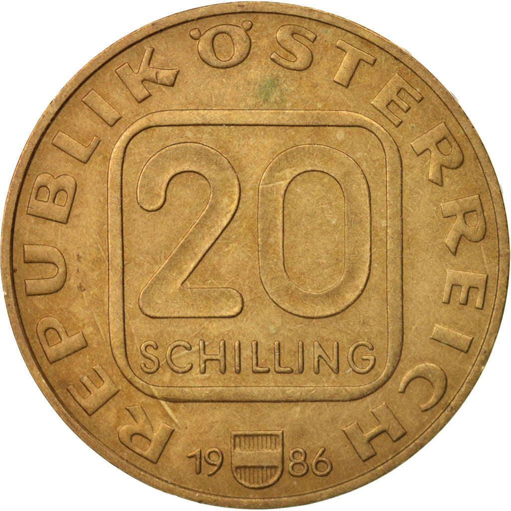 Autriche, 20 Schilling, 1986, TTB+, Copper-Aluminum-Nickel, KM:2975.1