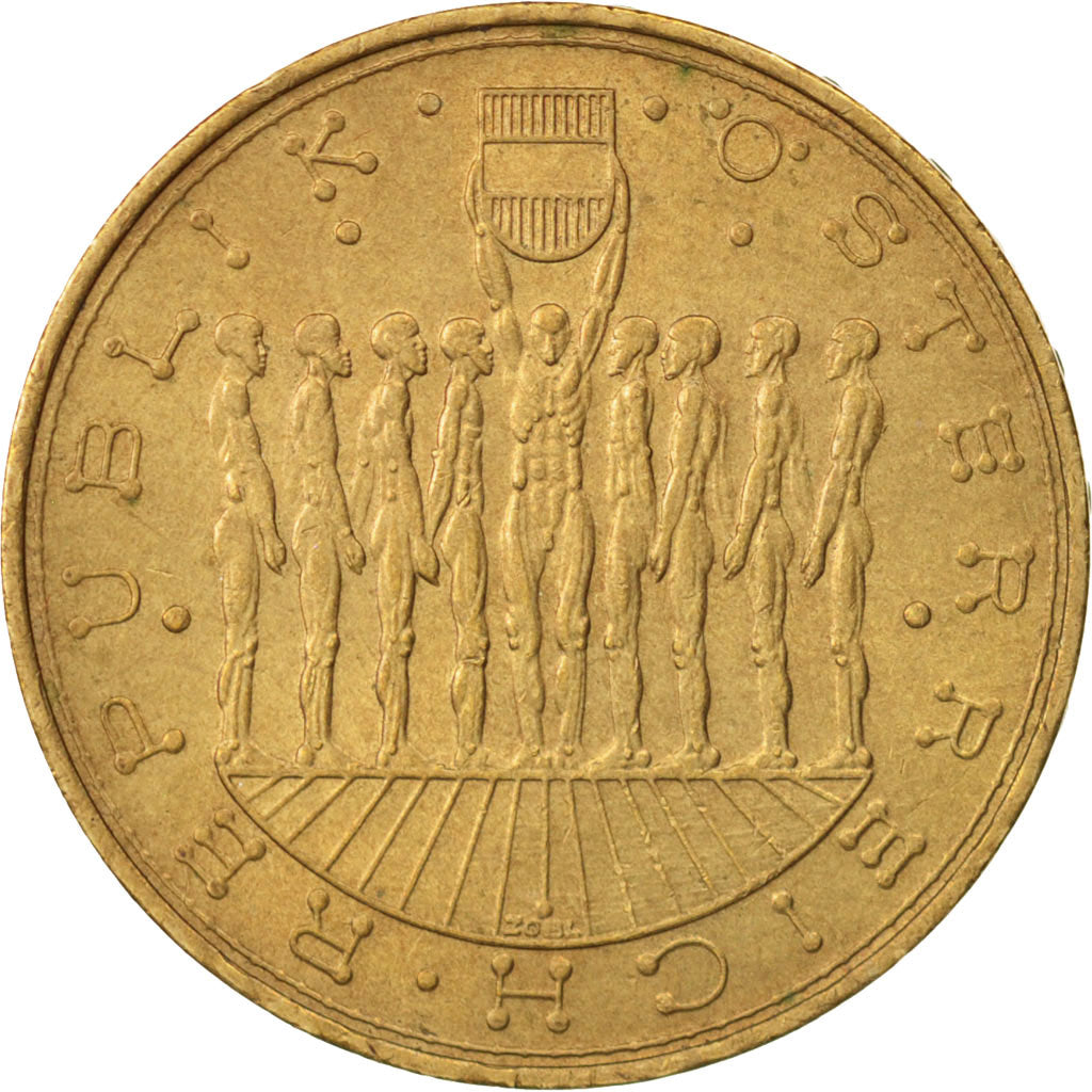 Coin, Austria, 20 Schilling, 1980, AU(55-58), Copper-Aluminum-Nickel, KM:2946.1