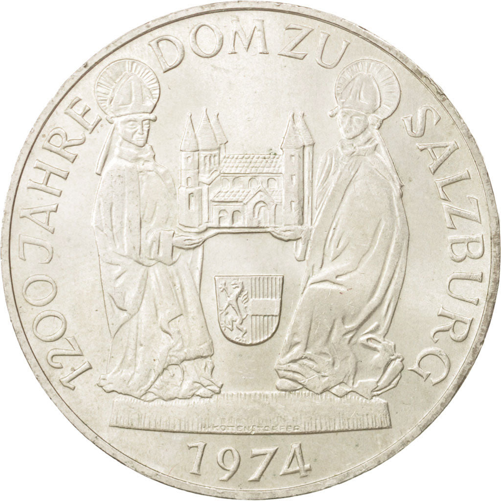 Austria, 50 Schilling, 1974, AU(55-58), Silver, KM:2921