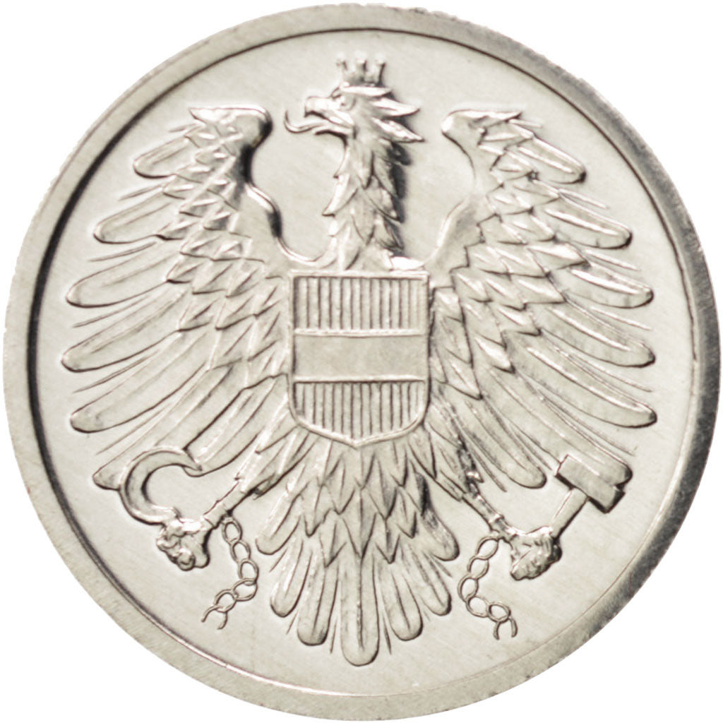 Austria, 2 Groschen, 1984, MS(65-70), Aluminum, KM:2876