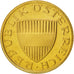 Coin, Austria, 50 Groschen, 1984, MS(65-70), Aluminum-Bronze, KM:2885