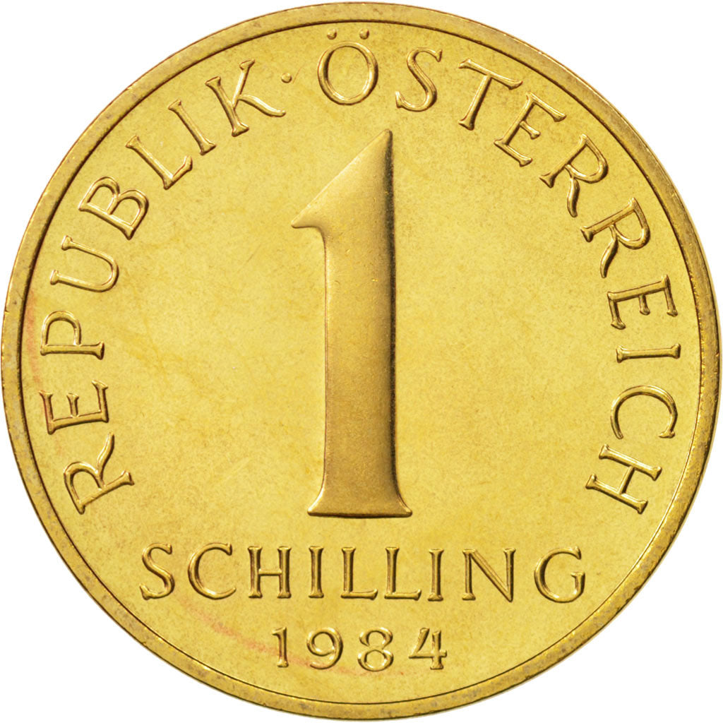 Coin, Austria, Schilling, 1984, MS(65-70), Aluminum-Bronze, KM:2886