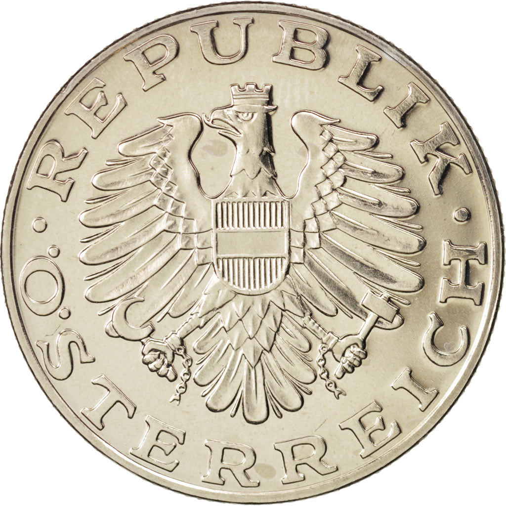 Coin, Austria, 10 Schilling, 1984, MS(65-70), Copper-Nickel Plated Nickel