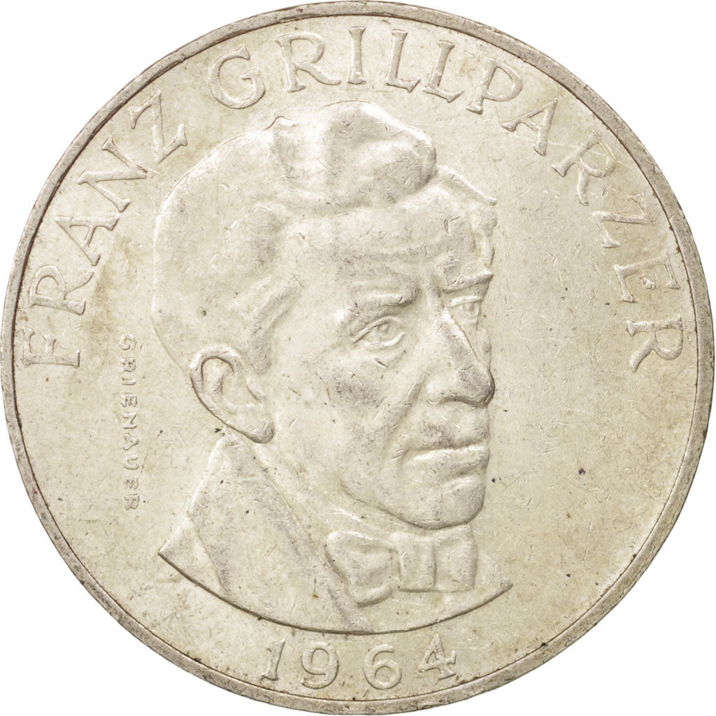 Austria, 25 Schilling, 1964, AU(55-58), Silver, KM:2895.1