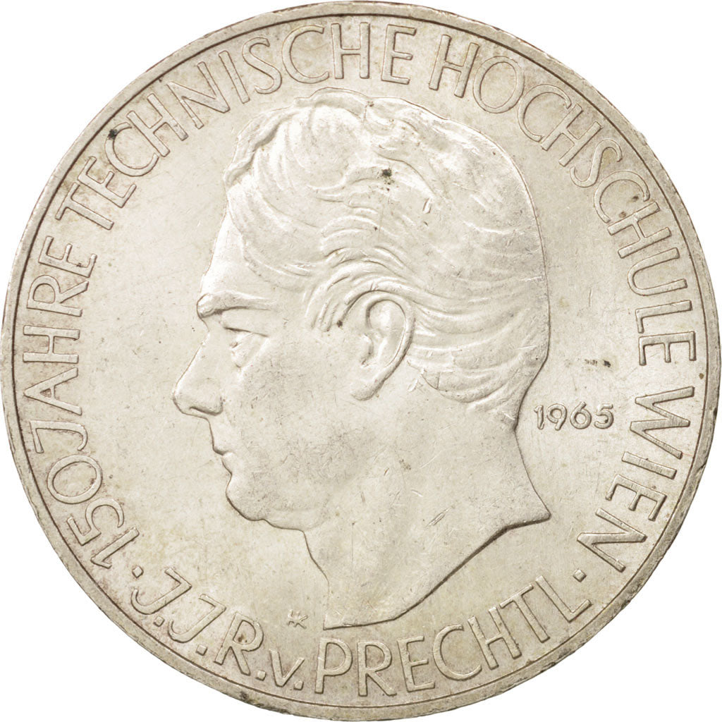 Coin, Austria, 25 Schilling, 1965, Vienne, MS(60-62), Silver, KM:2897
