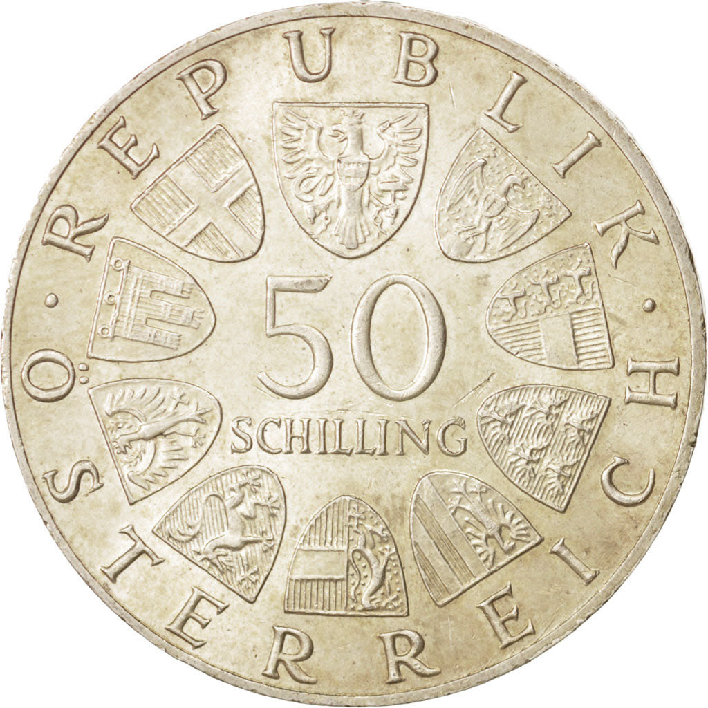 Coin, Austria, 50 Schilling, 1965, Vienne, AU(55-58), Silver, KM:2898