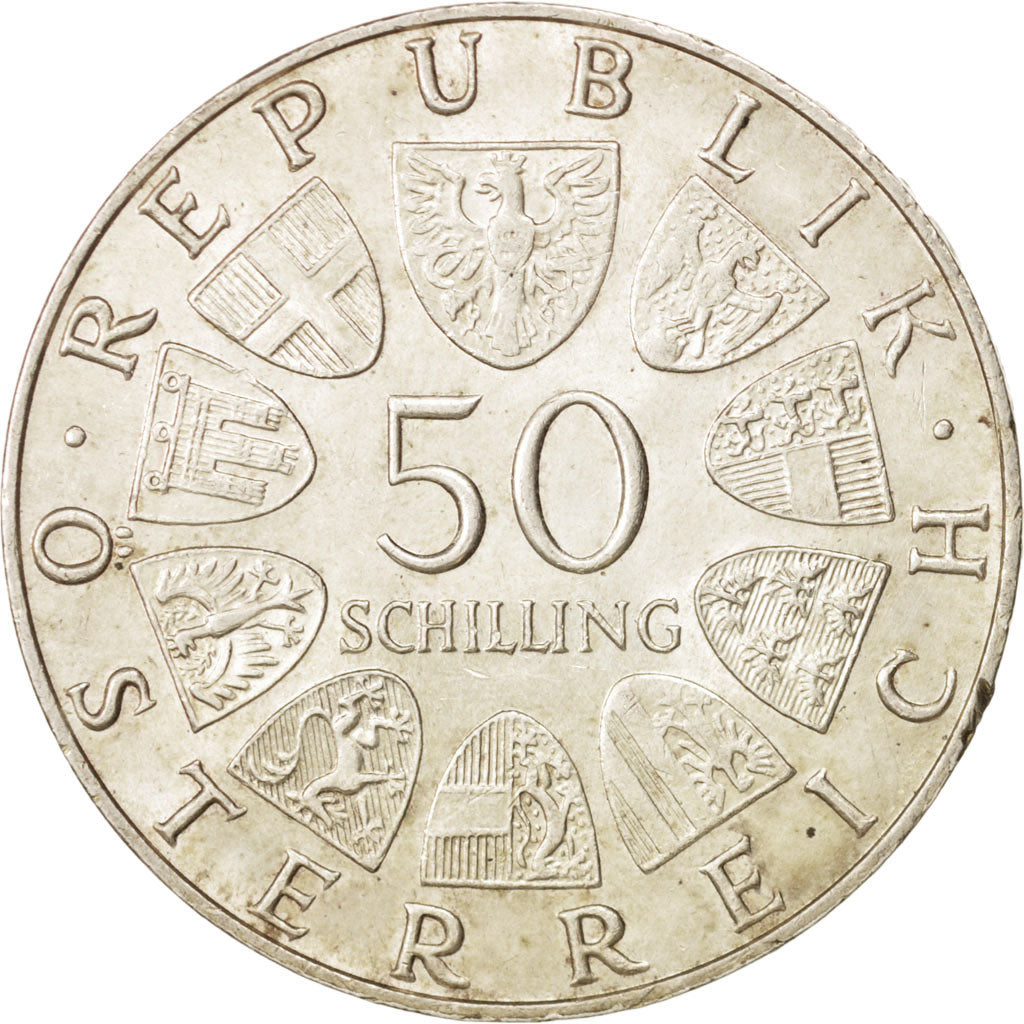 Austria, 50 Schilling, 1969, MS(60-62), Silver, KM:2906