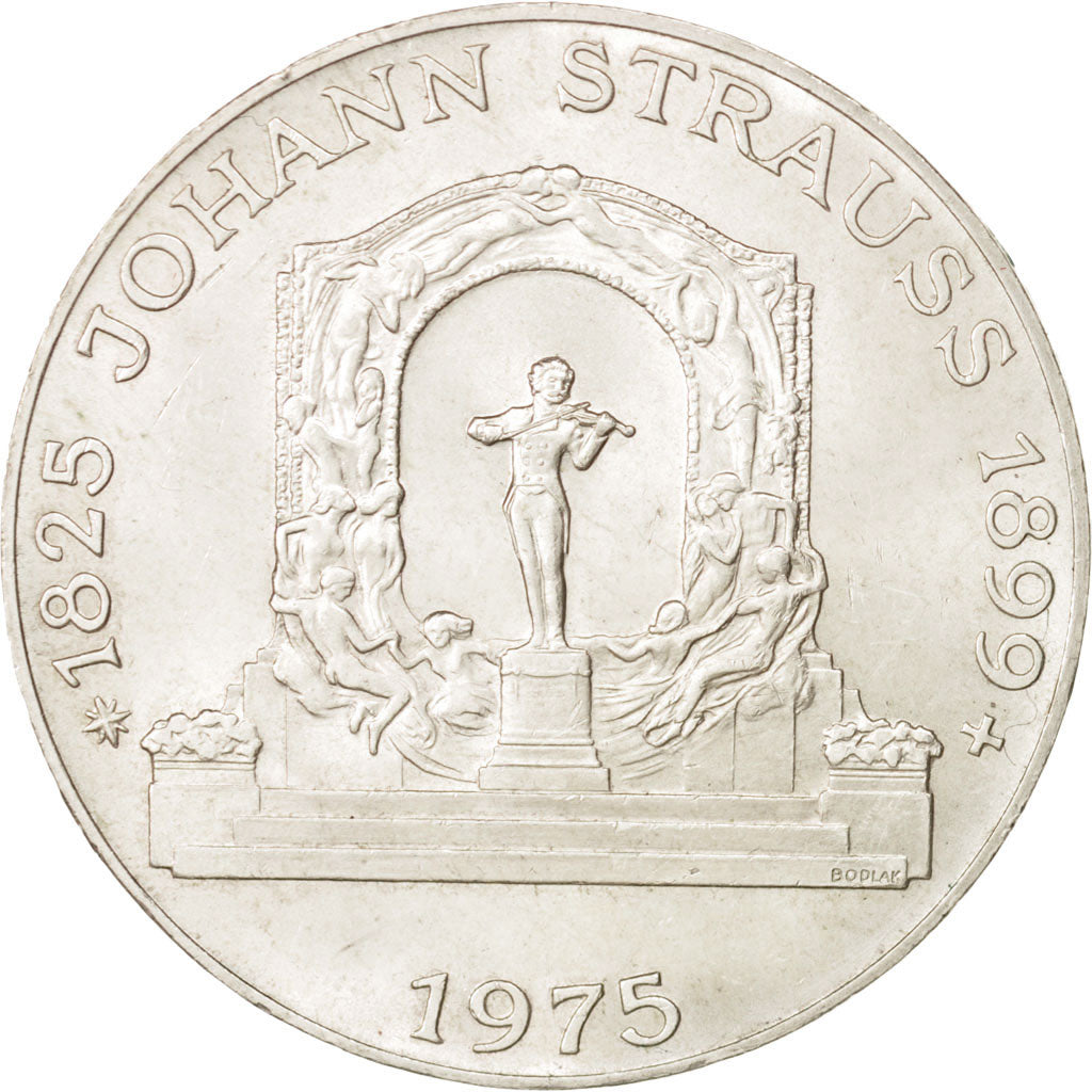 Coin, Austria, 100 Schilling, 1975, Vienne, MS(60-62), Silver, KM:2923