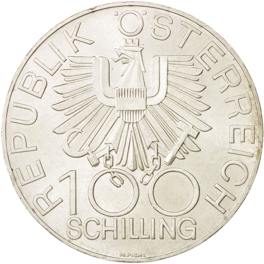 Austria, 100 Schilling, 1979, SPL, Argento, KM:2942