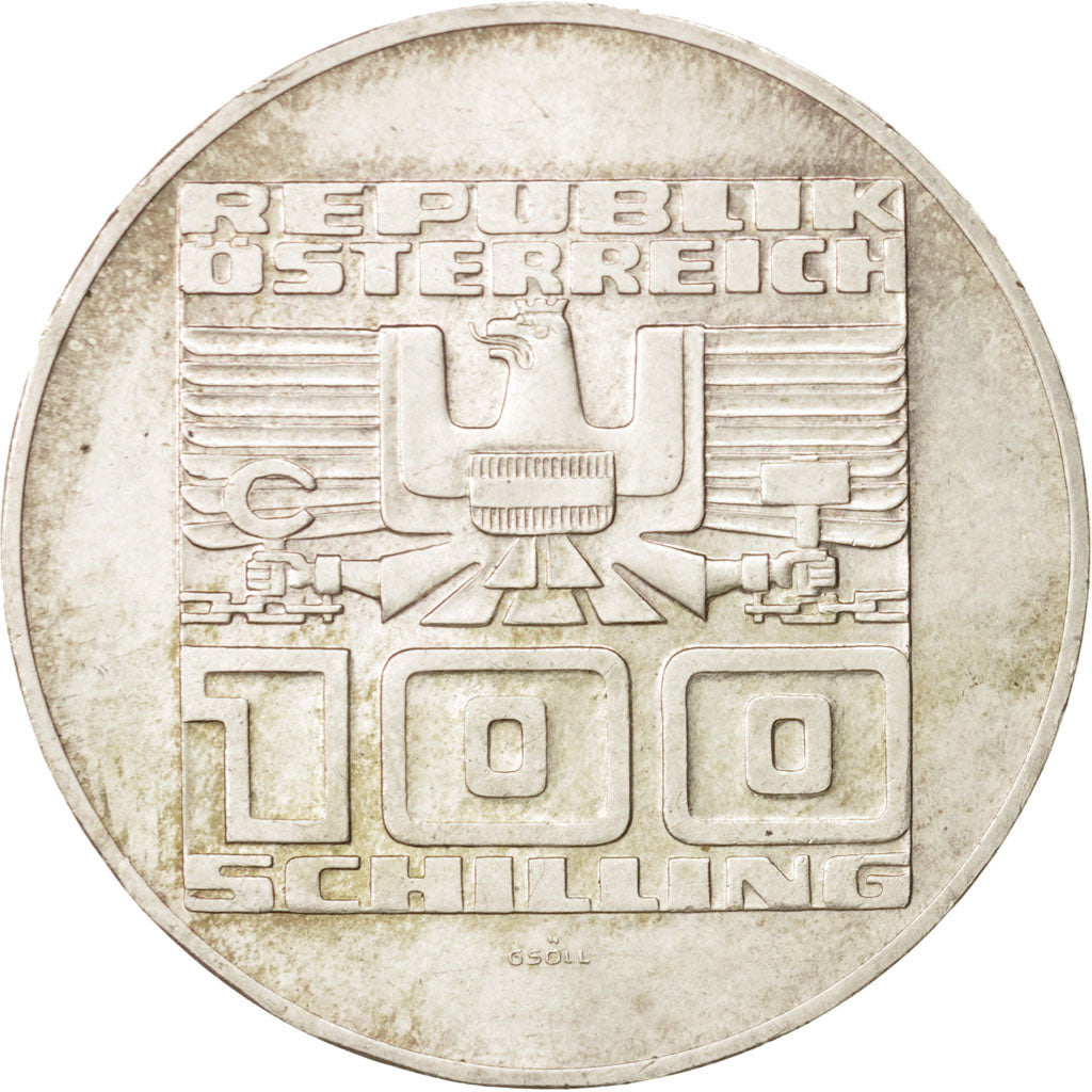 Österreich, 100 Schilling, 1976, MS(60-62), Silber, KM:2931