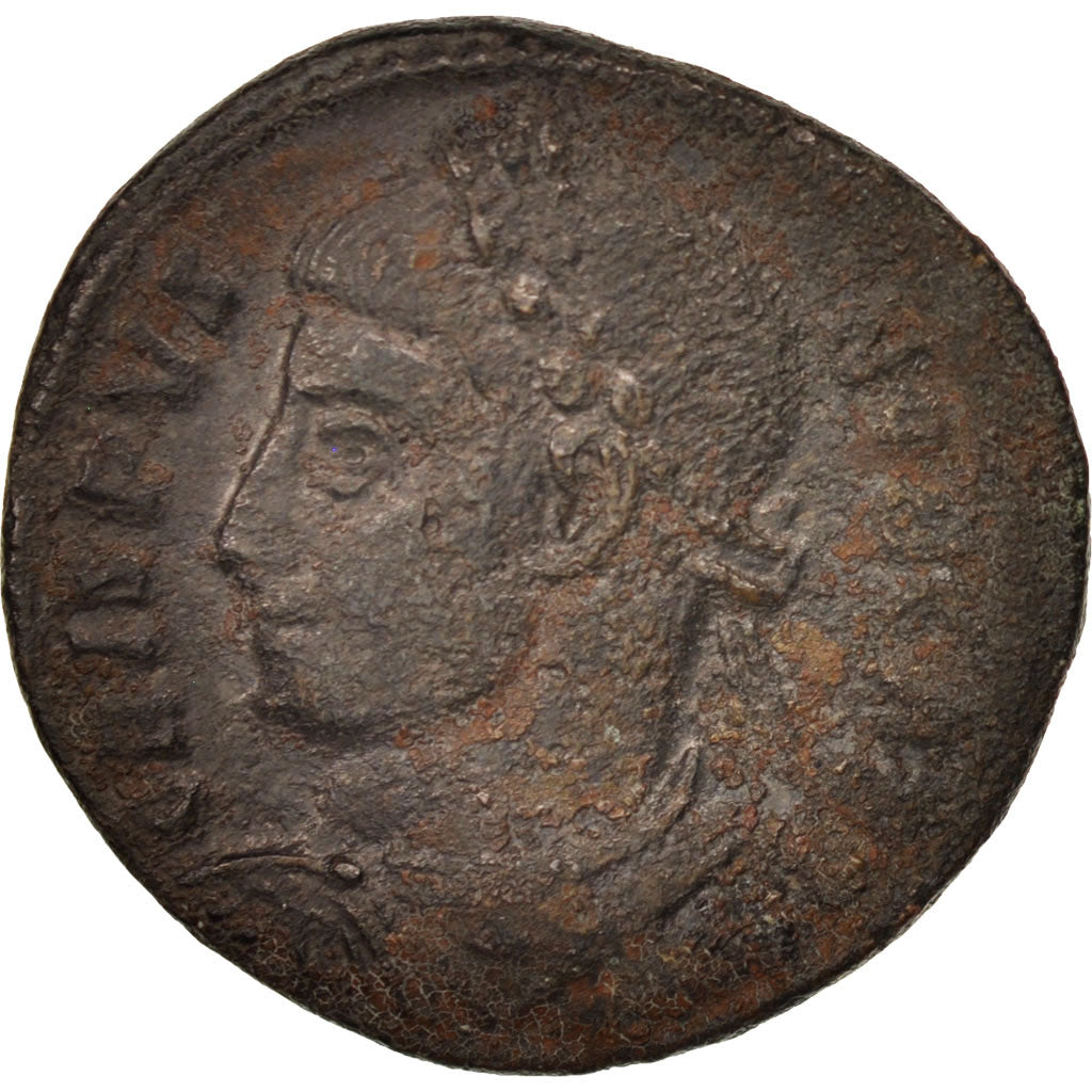 Coin, Crispus, Nummus, Arles, VF(30-35), Copper, RIC:268