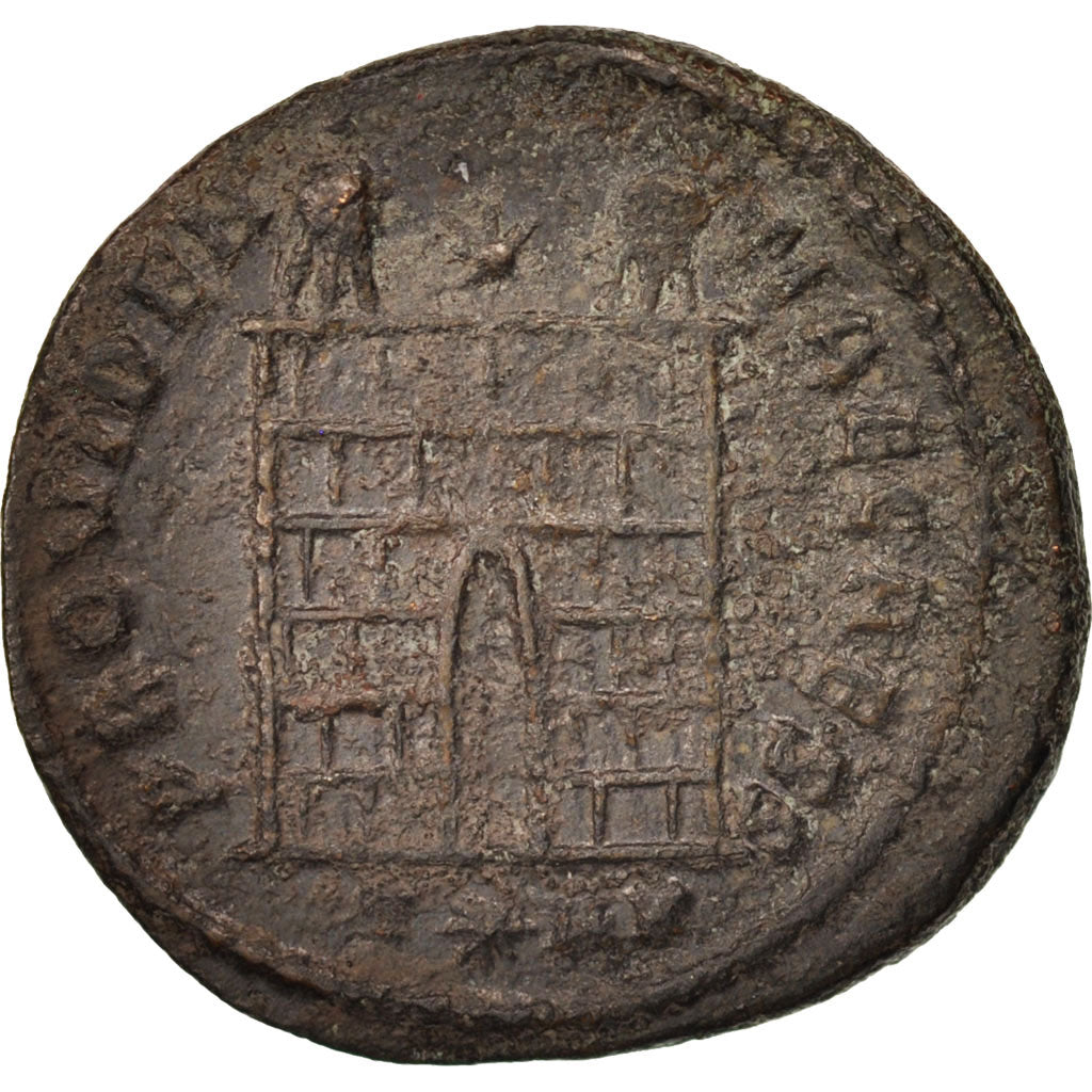 Coin, Crispus, Nummus, Arles, VF(30-35), Copper, RIC:268