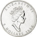 CANADA, 5 Dollars, 1990, Royal Canadian Mint, KM #187, MS(63), Silver, 31.28