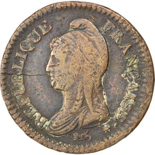 Francia, 1 Décime, 1800, Bordeaux, MB+, Bronzo, KM:644.8, Gadoury:187a