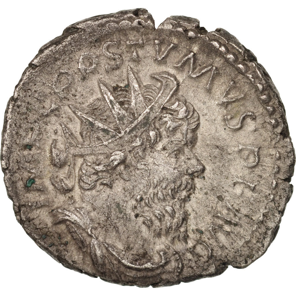 Postumus, Antoninianus, 266, AU(50-53), Billon, RIC:299