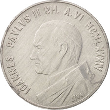 Coin, VATICAN CITY, John Paul II, 10 Lire, 1984, Rome, AU(55-58), Aluminum
