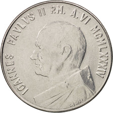 CITTÀ DEL VATICANO, John Paul II, 100 Lire, 1984, Roma, SPL, Acciaio inossid...