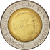 Coin, VATICAN CITY, John Paul II, 500 Lire, 1988, Roma, MS(63), Bi-Metallic